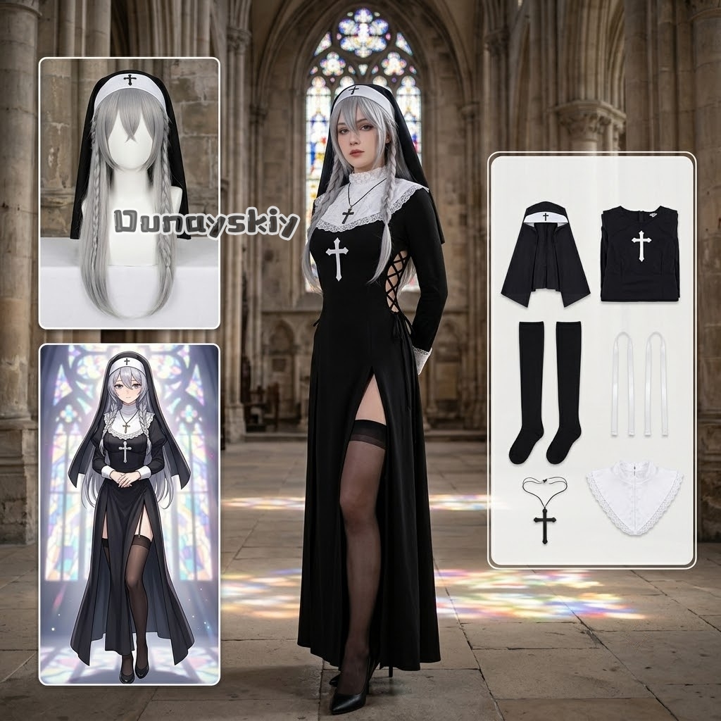 Photography Japanese - KS*06 Costume Originale da Suora, Bustier