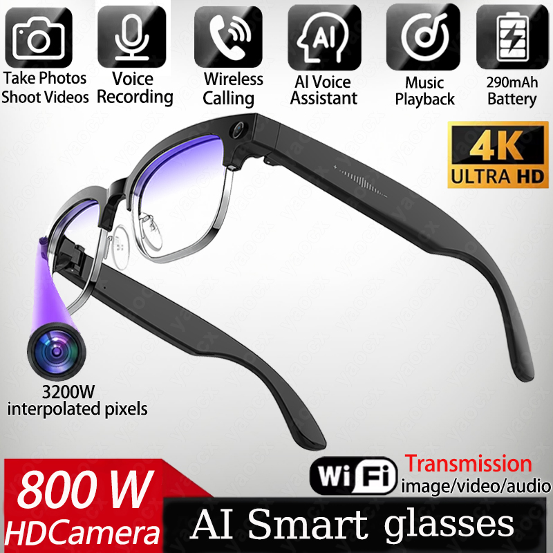 Photography Japanese - Occhiali Smart AI 4K con Fotocamera