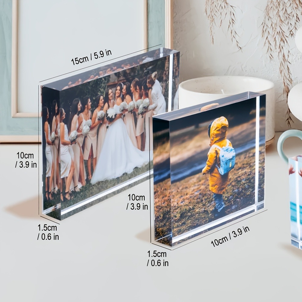 Photographic Memory - Blocco Fotografico 3D in Acrilico Personalizzato