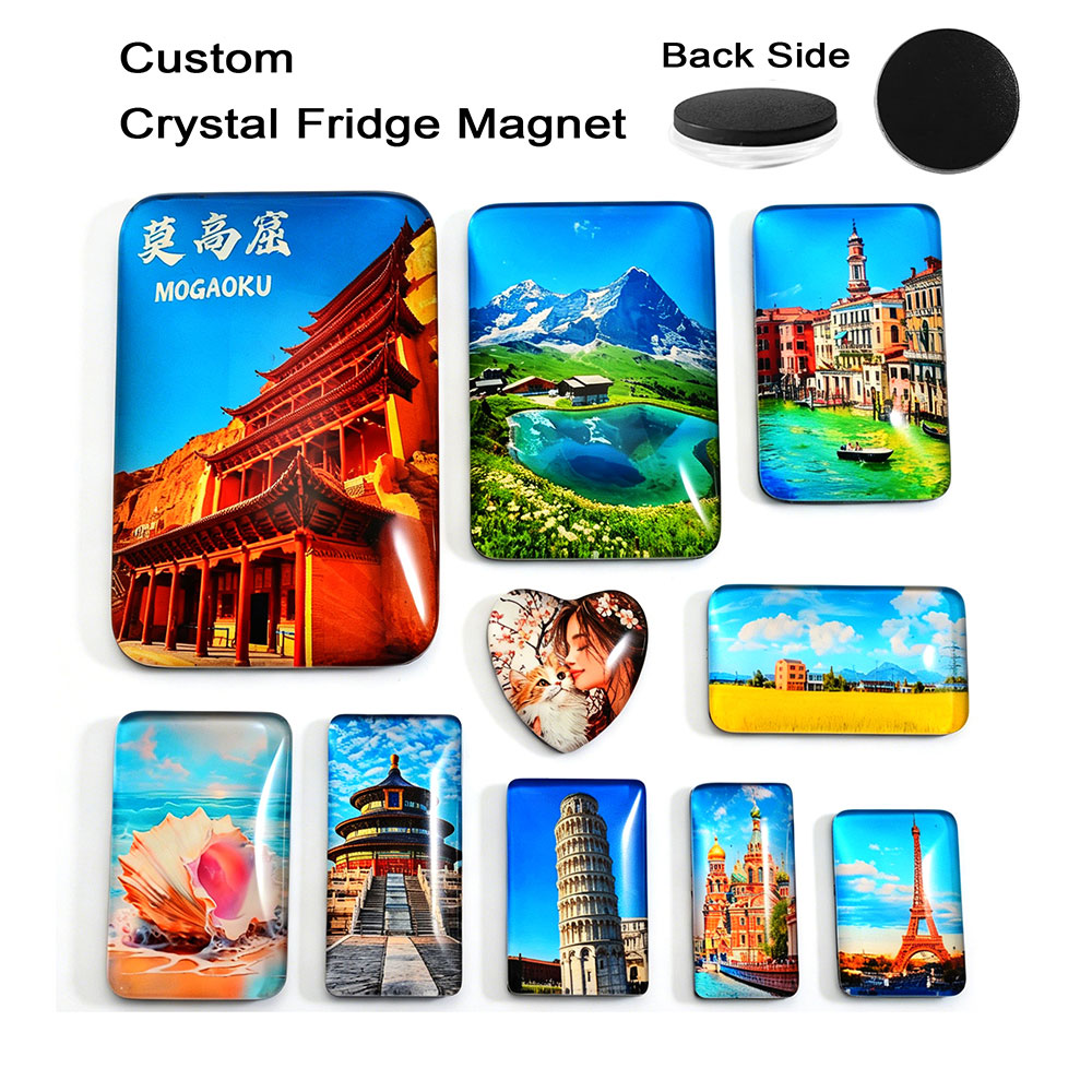 Photographic Memory - Magneti per Frigorifero in Cristallo Personalizzati,