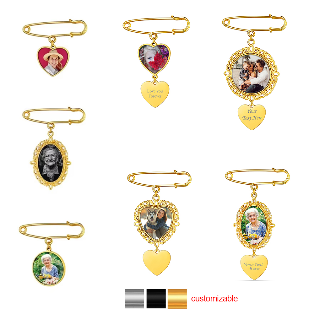 Photographic Memory - U7 Spille con foto personalizzate Bouquet