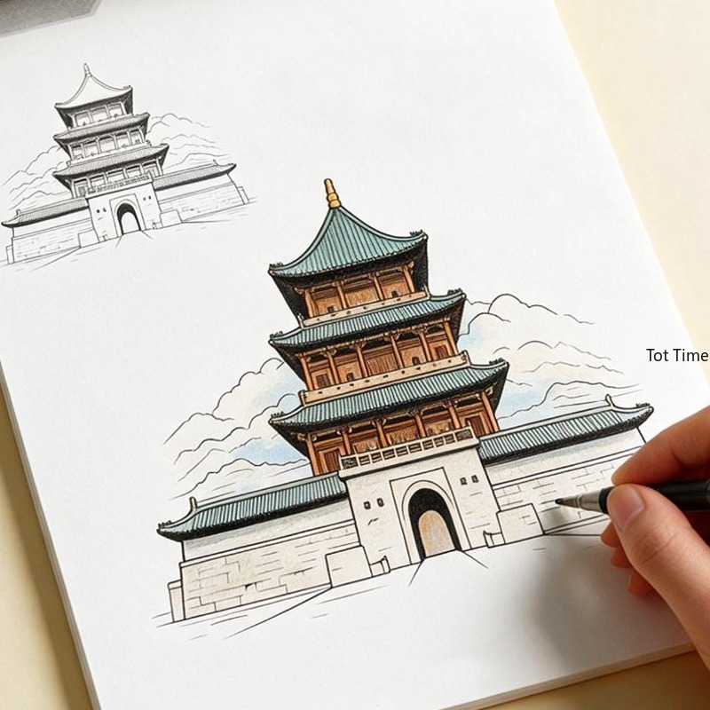 Photography Book - Libro da colorare per adulti: Architettura