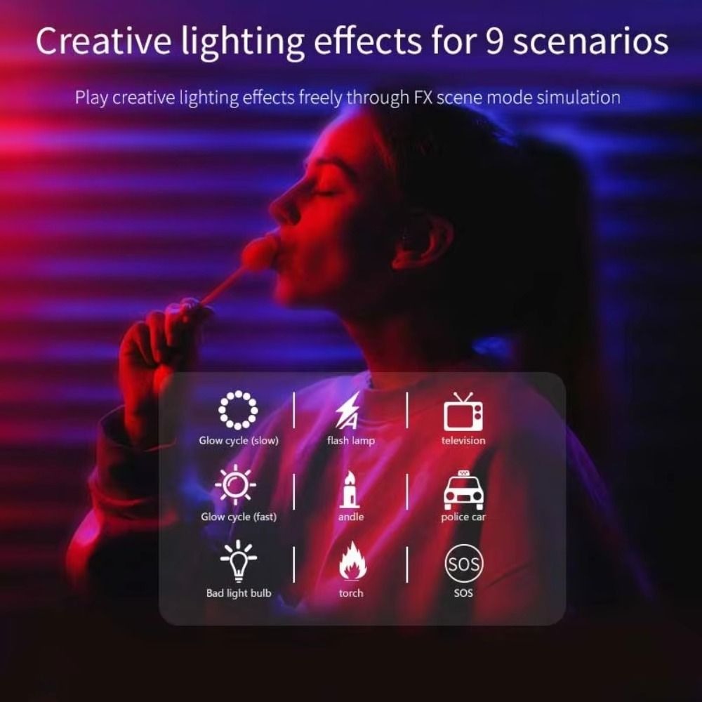Luce LED Ricaricabile per Vide - Photography Videos Free recensione e prezzo