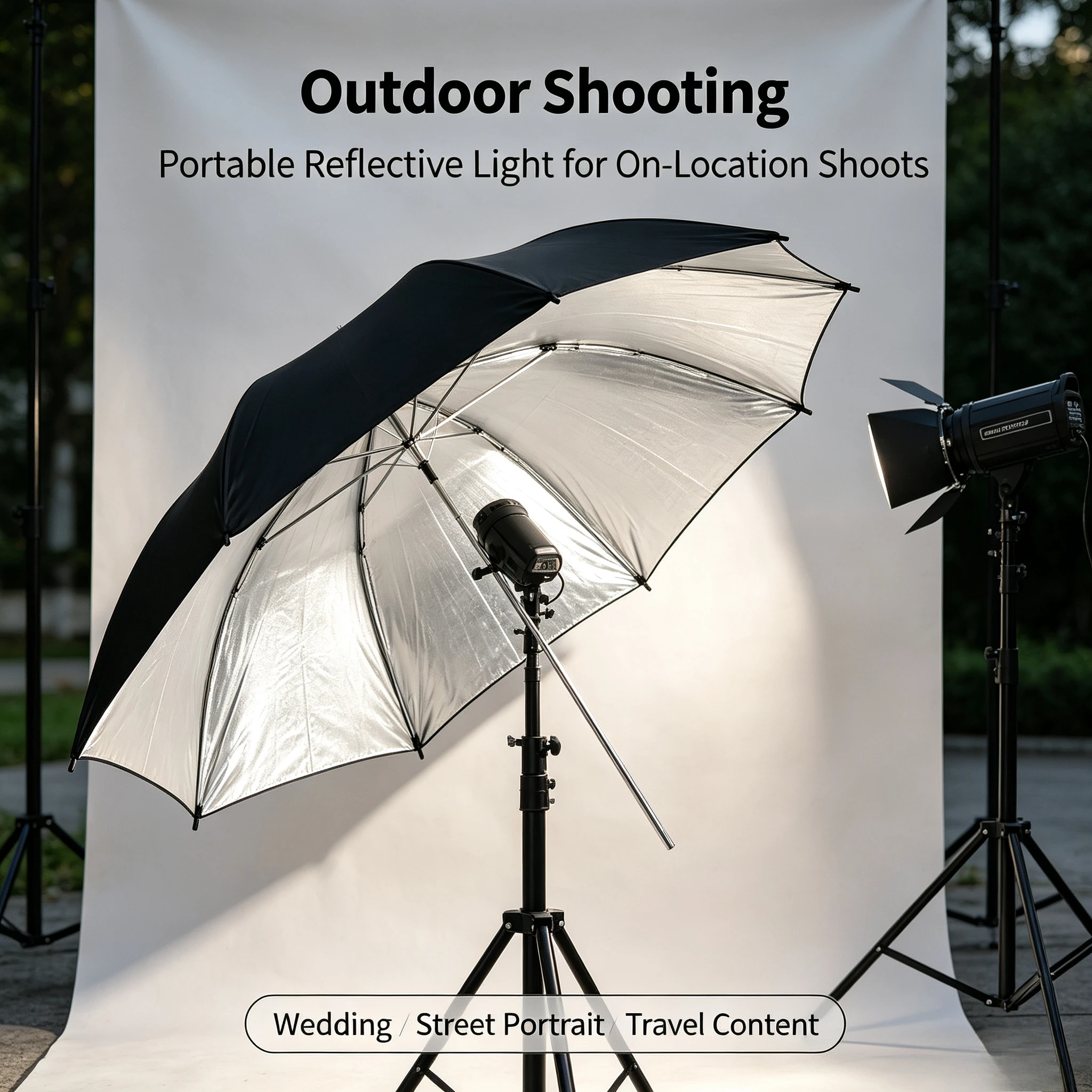 Ombrello Riflettente Nero Dure - Photography Umbrella recensione e prezzo