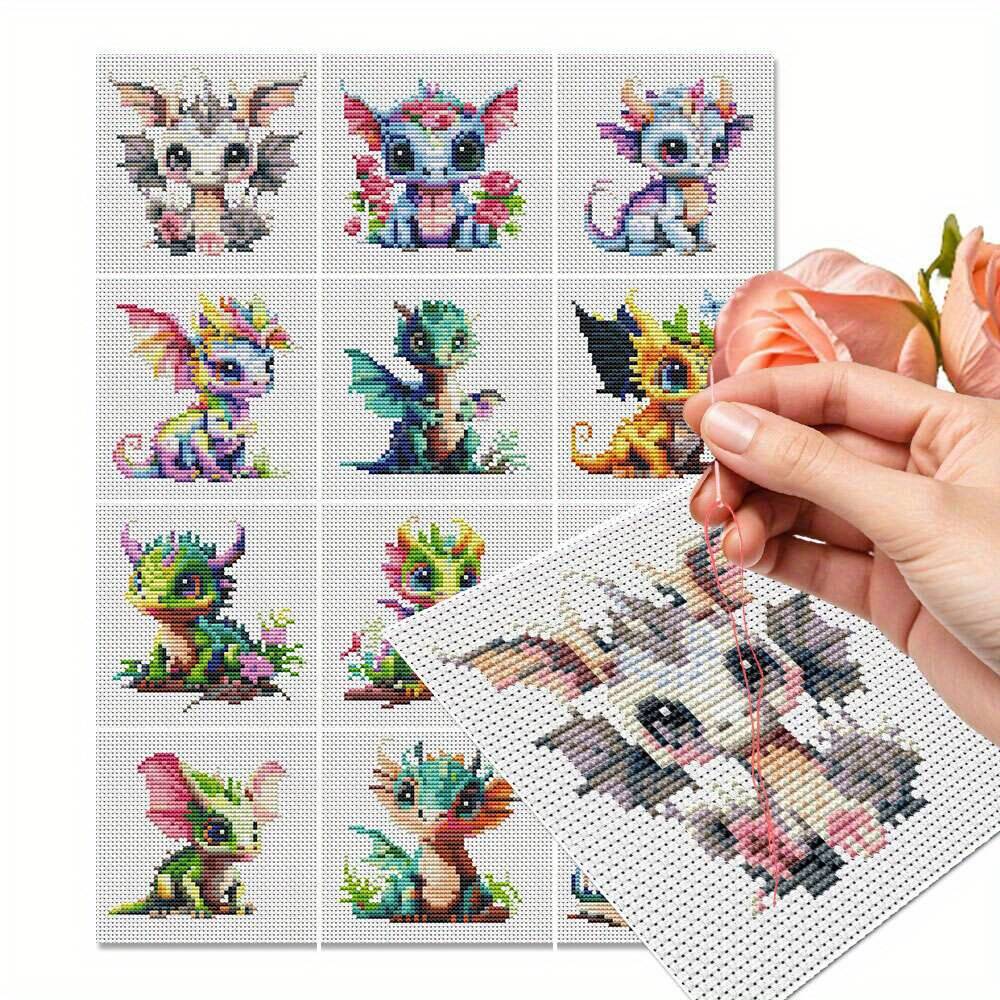 12 pezzi drago punto croce 11C - Photography Geometry recensione e prezzo