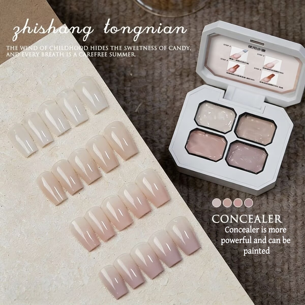 Gel per Unghie in 4 Colori, Po - Photography Design recensione e prezzo
