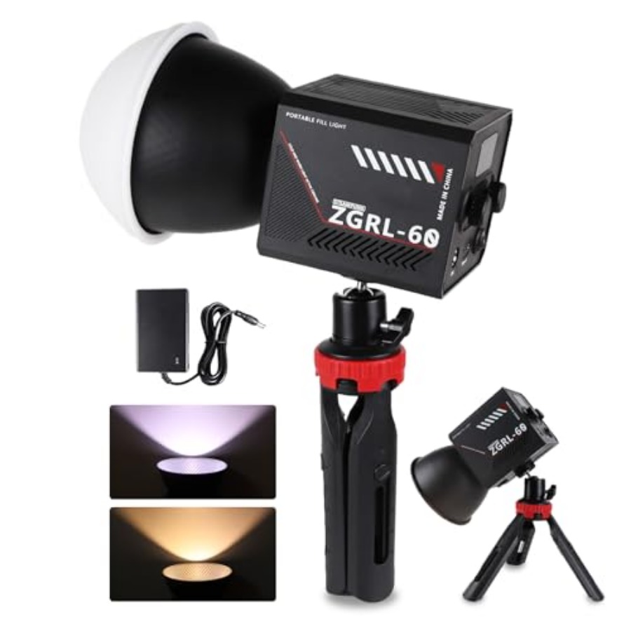 Luce video LED COB da 60W port - Photography Videos Free recensione e prezzo